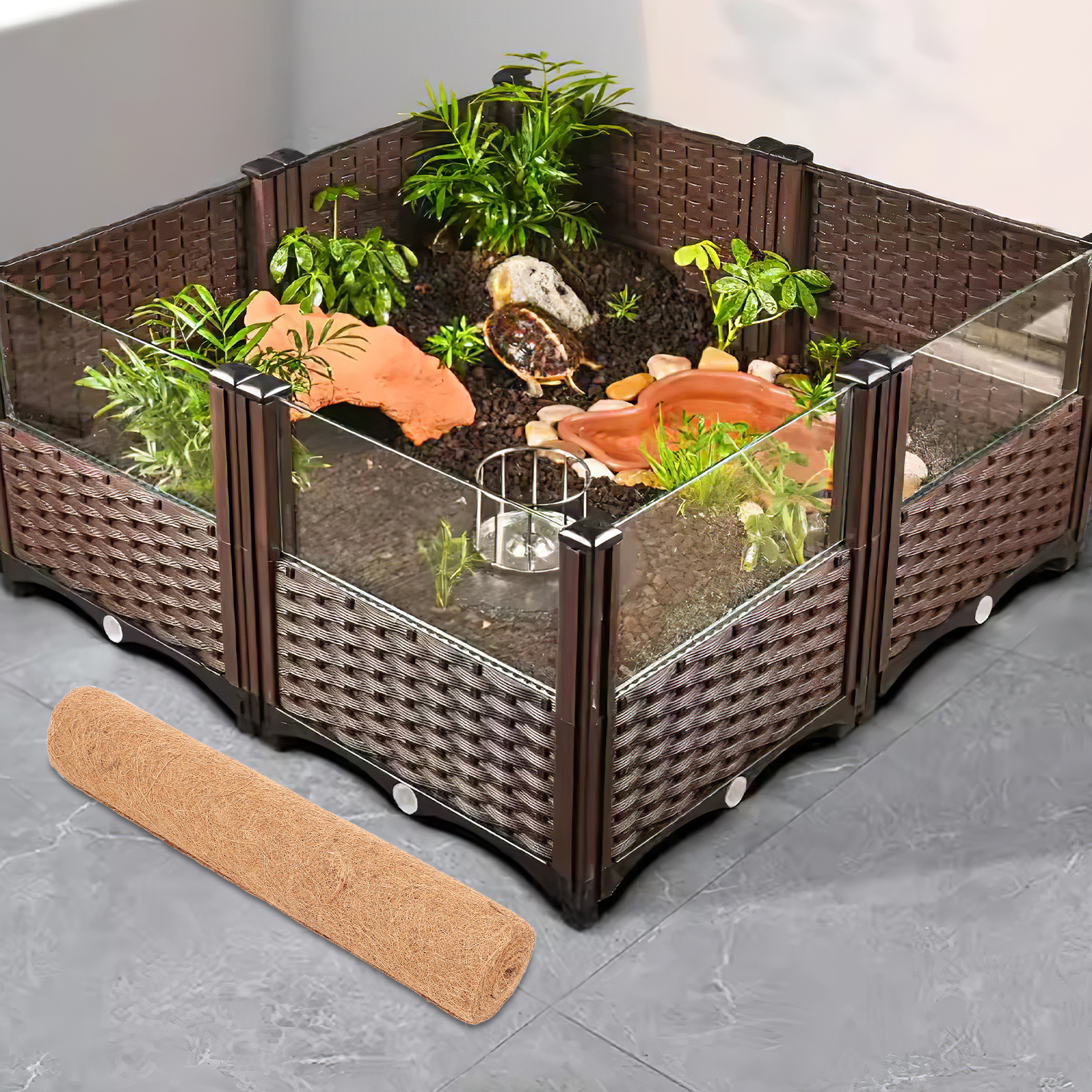 Substrate Coconut Fiber - Coconut Fiber Mat 0 5x2m Reptile