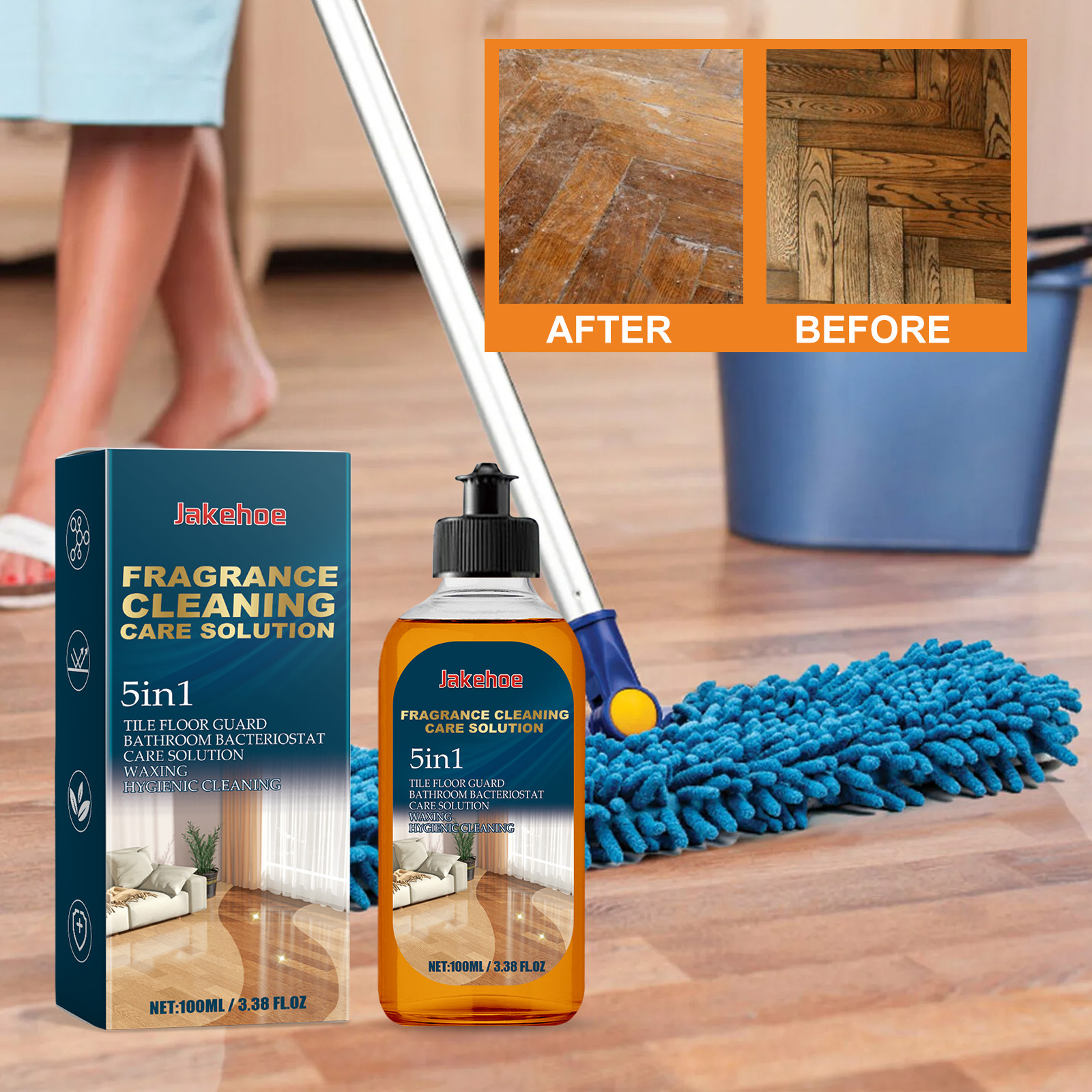 Ceramic Tile Floor - Jakehoe Floor Cleaner Decontamination Stain Remover