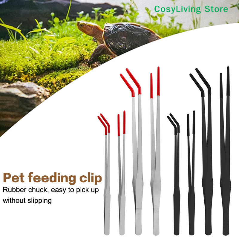 Reptile Feeding Tongs With Rub - Feeding Tong Stainless recensie en prijs