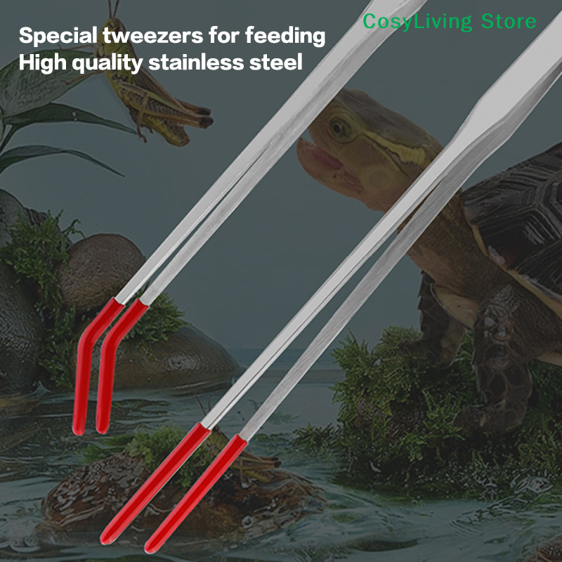Reptile Feeding Tongs With Rub - Feeding Tong Stainless recensie en prijs