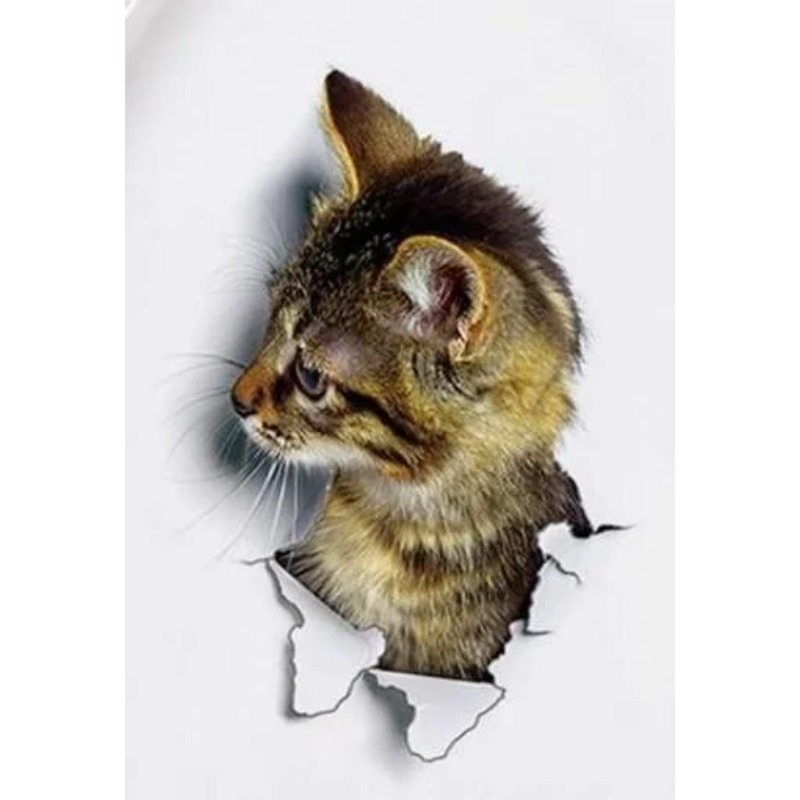 3pcs 3D Cute Cat Self-adhesive - Pvc Panel Background recensie en prijs