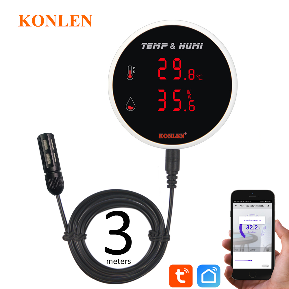 Tuya WIFI Temperature Humidity - Digital Hygrometer Probe recensie en prijs