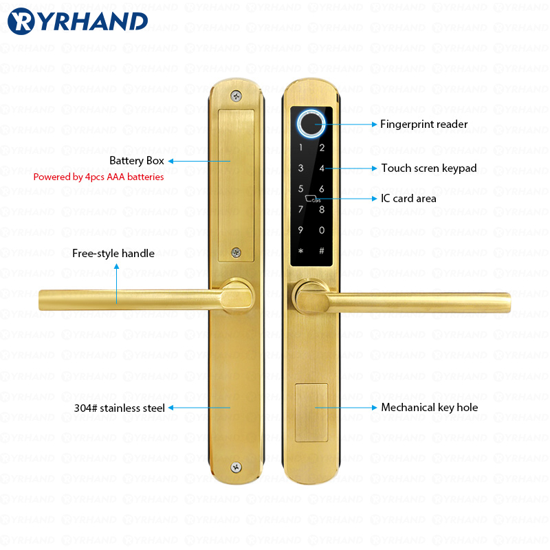 IP66 Gold Stainless steel Slid - Glass Door Hinge recensie en prijs
