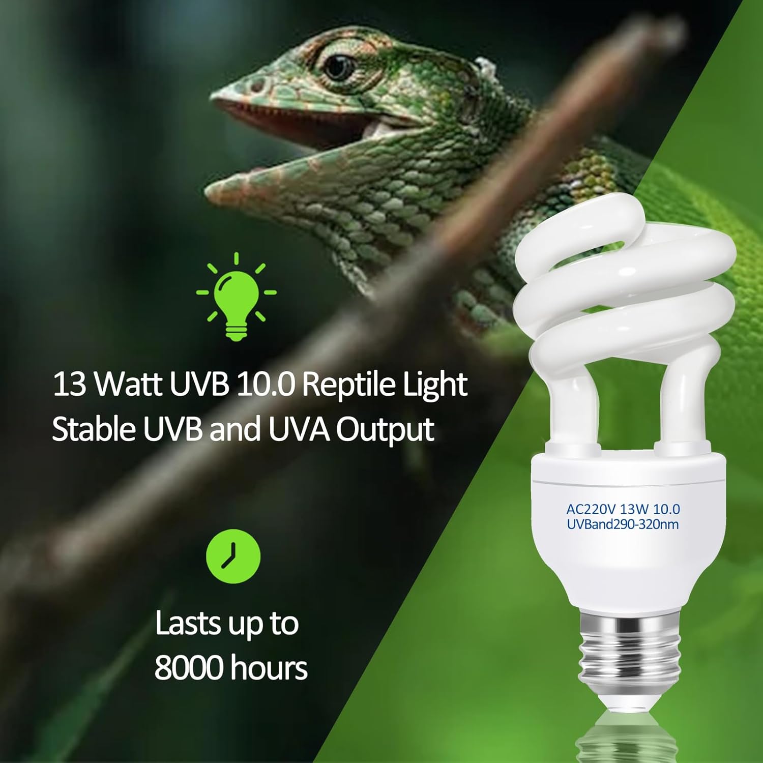 UVB 5.0 10.0 Reptile Heating L - Calcium Powder Reptile recensie en prijs