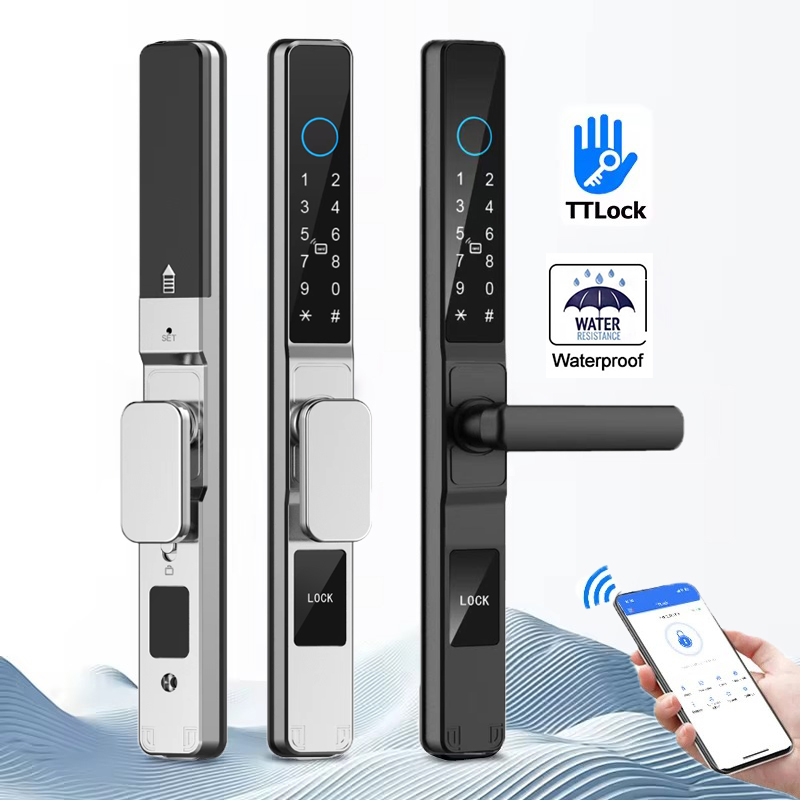 Waterproof Fingerprint Smart L - Glass Door Hinge recensie en prijs