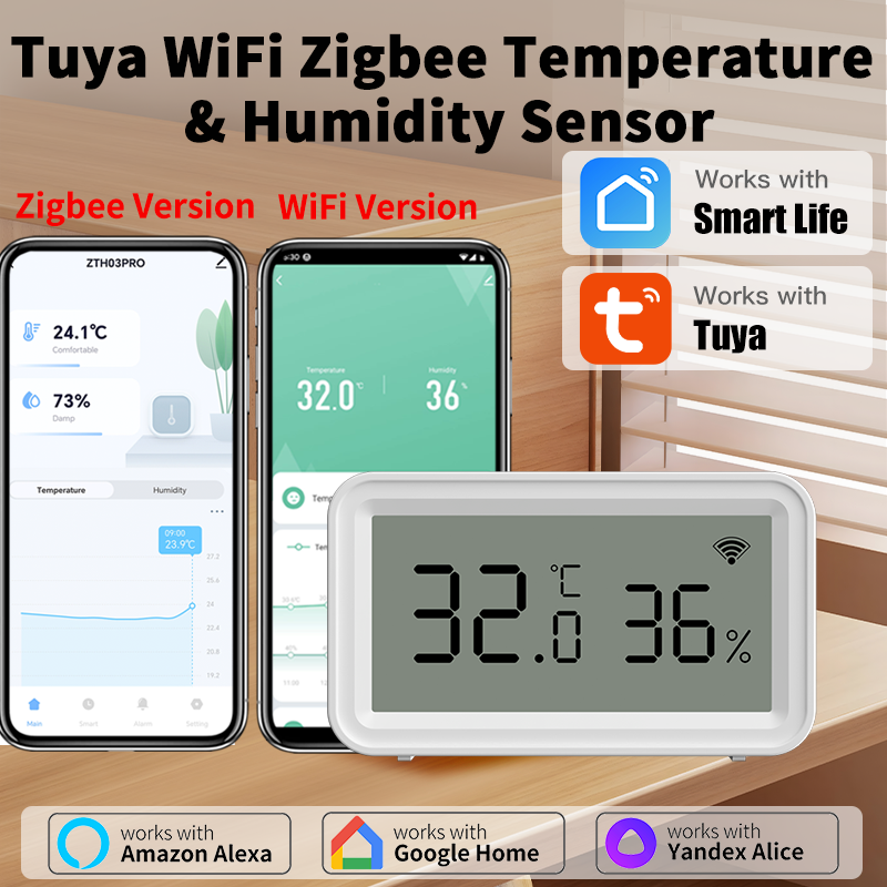 Tuya Zigbee WiFi Thermometer H - Digital Hygrometer Probe recensie en prijs
