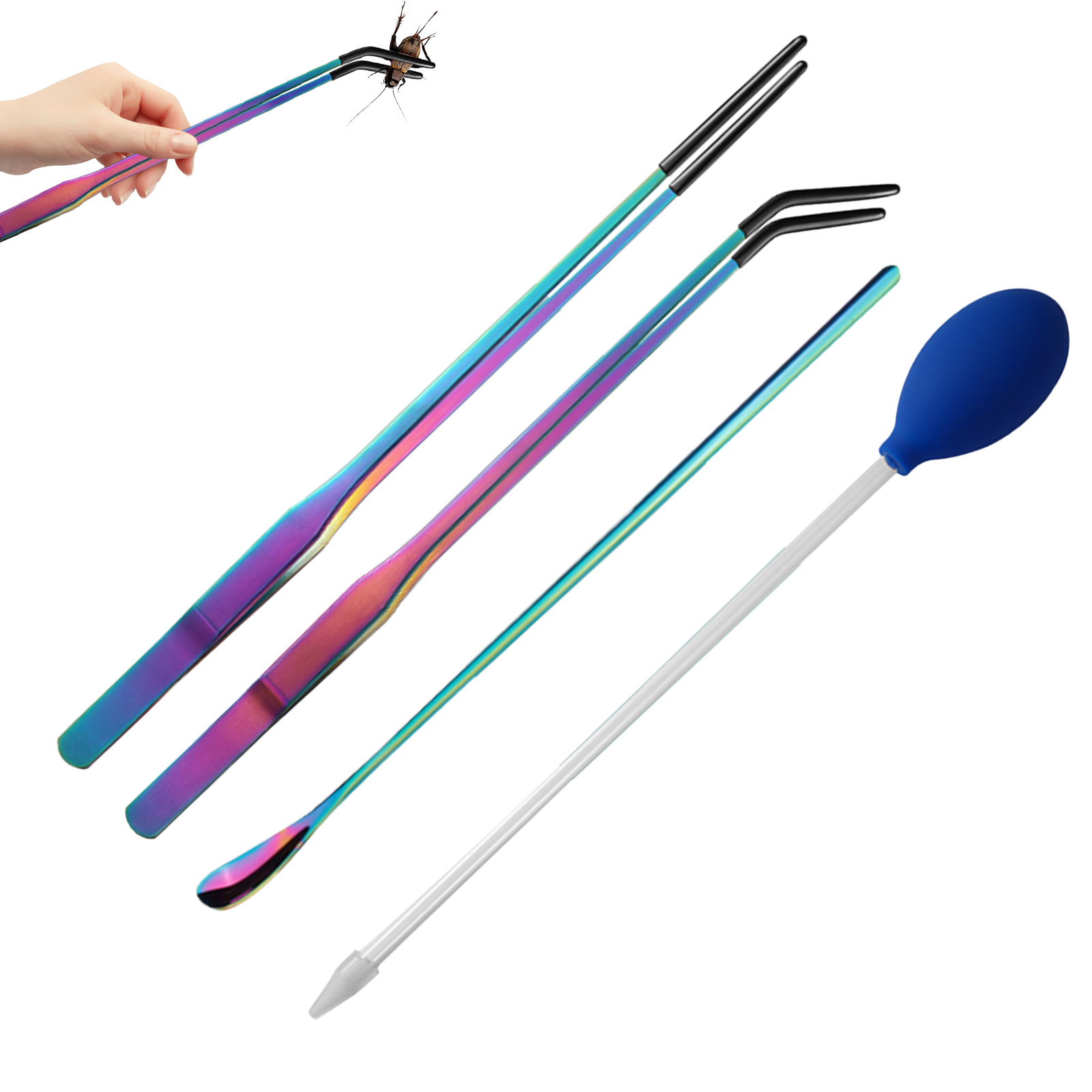 4pcs Reptile Feeding Tongs Aqu - Feeding Tong Stainless recensie en prijs