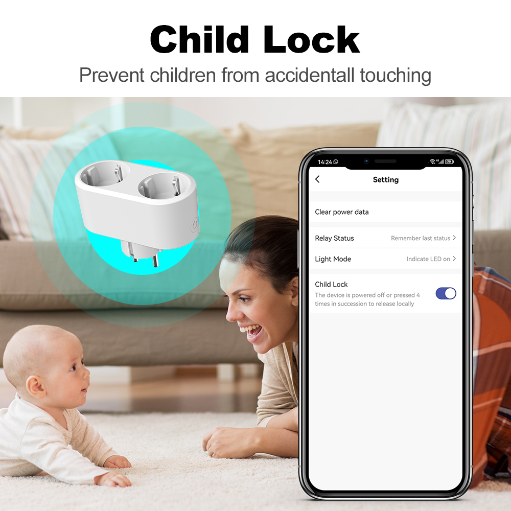 Tuya WiFi Dual Outlet 16A APP  - Timer Dual Outlet recensie en prijs