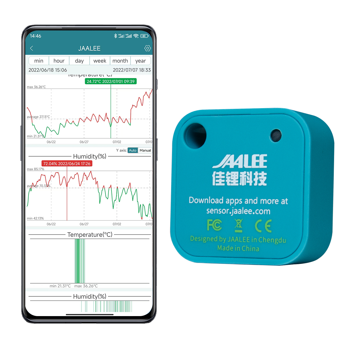 jaalee JHT Temperature/Humidit - Digital Hygrometer Probe recensie en prijs