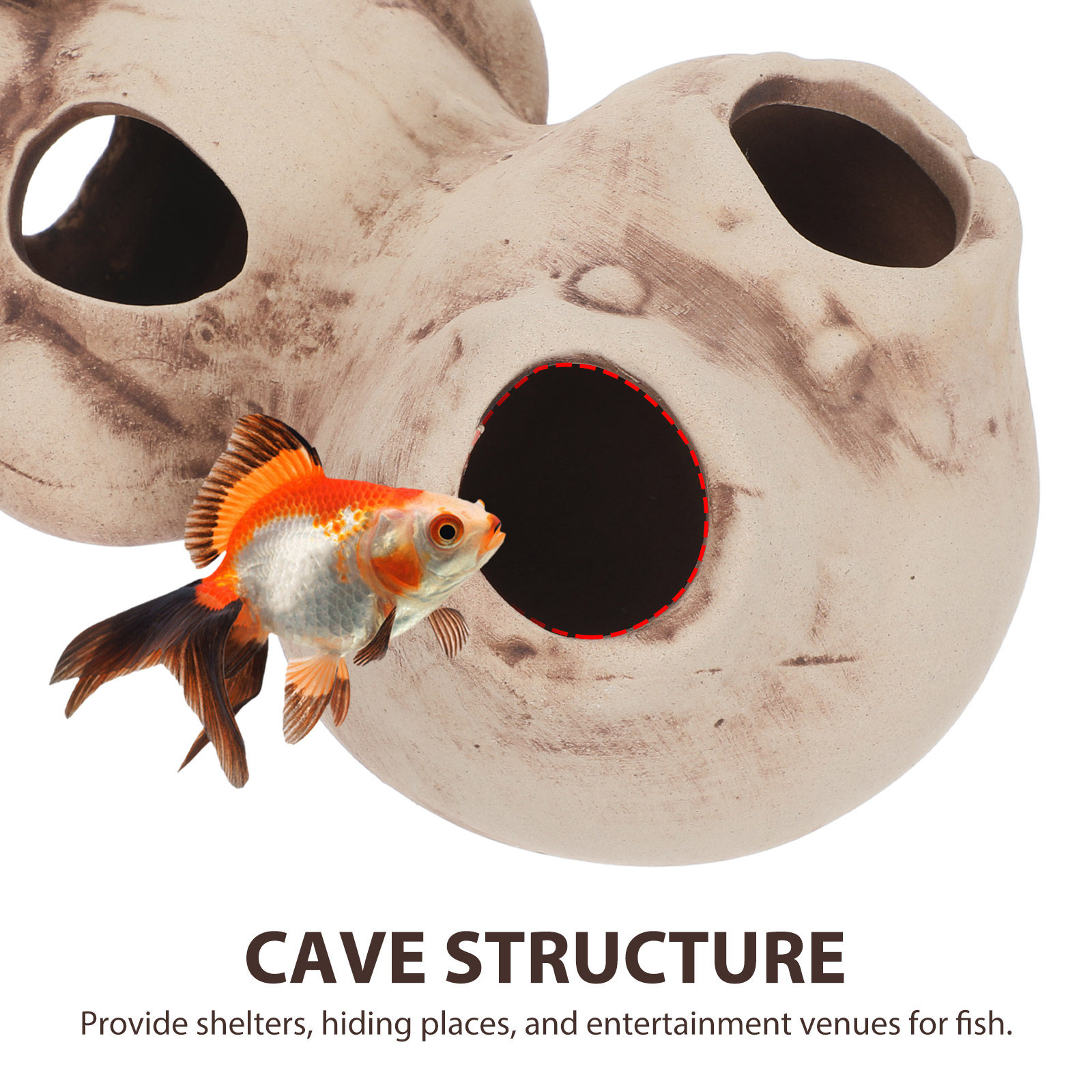 Aquarium Shrimp Shelter House  - Hide Cave Ceramic recensie en prijs