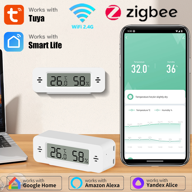 Tuya WiFi/Zigbee Temperature H - Digital Hygrometer Probe recensie en prijs