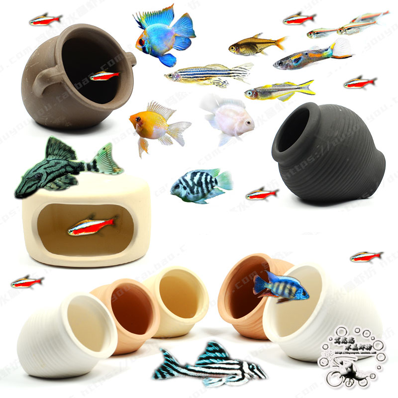 Ceramics Jar Fish Tank Decorat - Hide Cave Ceramic recensie en prijs