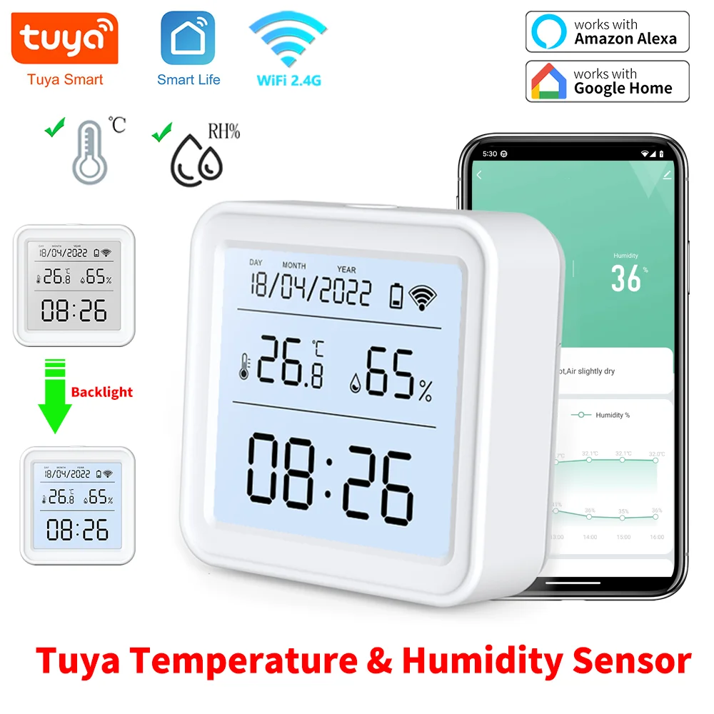 Tuya New WiFi Temperature Humi - Digital Hygrometer Probe recensie en prijs