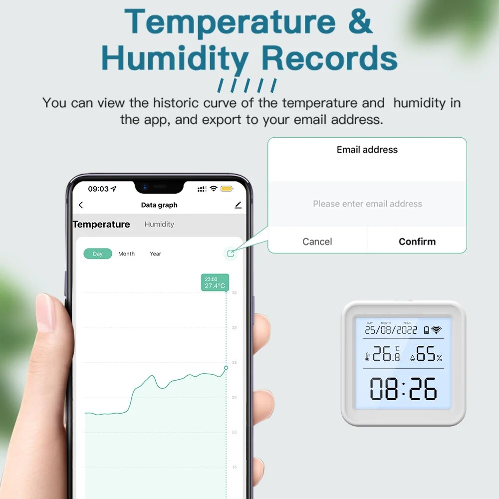 Tuya New WiFi Temperature Humi - Digital Hygrometer Probe recensie en prijs