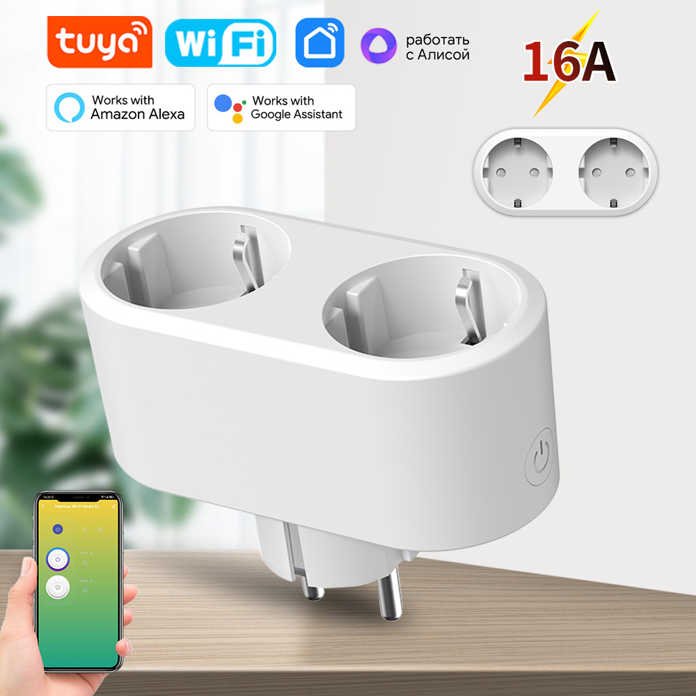 WiFi Smart Plug Dual Outlet 16 - Timer Dual Outlet recensie en prijs