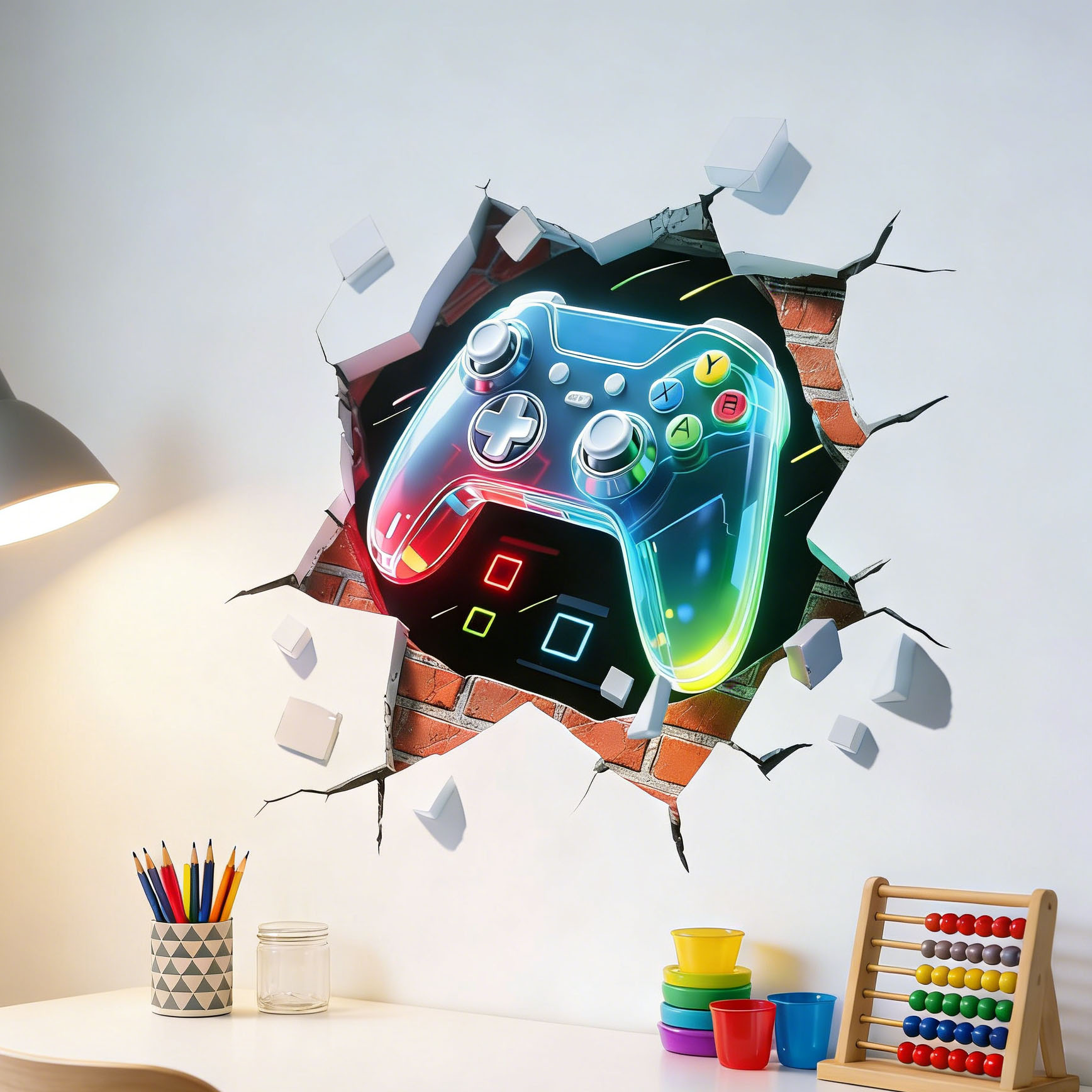 Game Controller Decal for Boys - Pvc Panel Background recensie en prijs