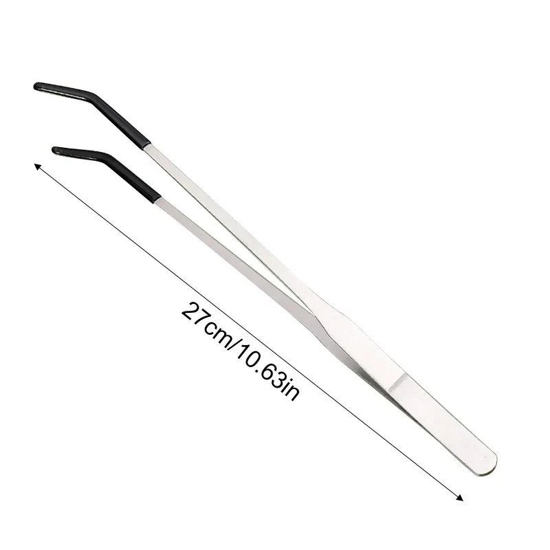 2pcs Bent Tip Tweezers For Cra - Feeding Tong Stainless recensie en prijs