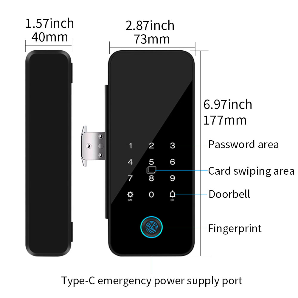 Tuya Smart Life Bluetooth Glas - Glass Door Hinge recensie en prijs