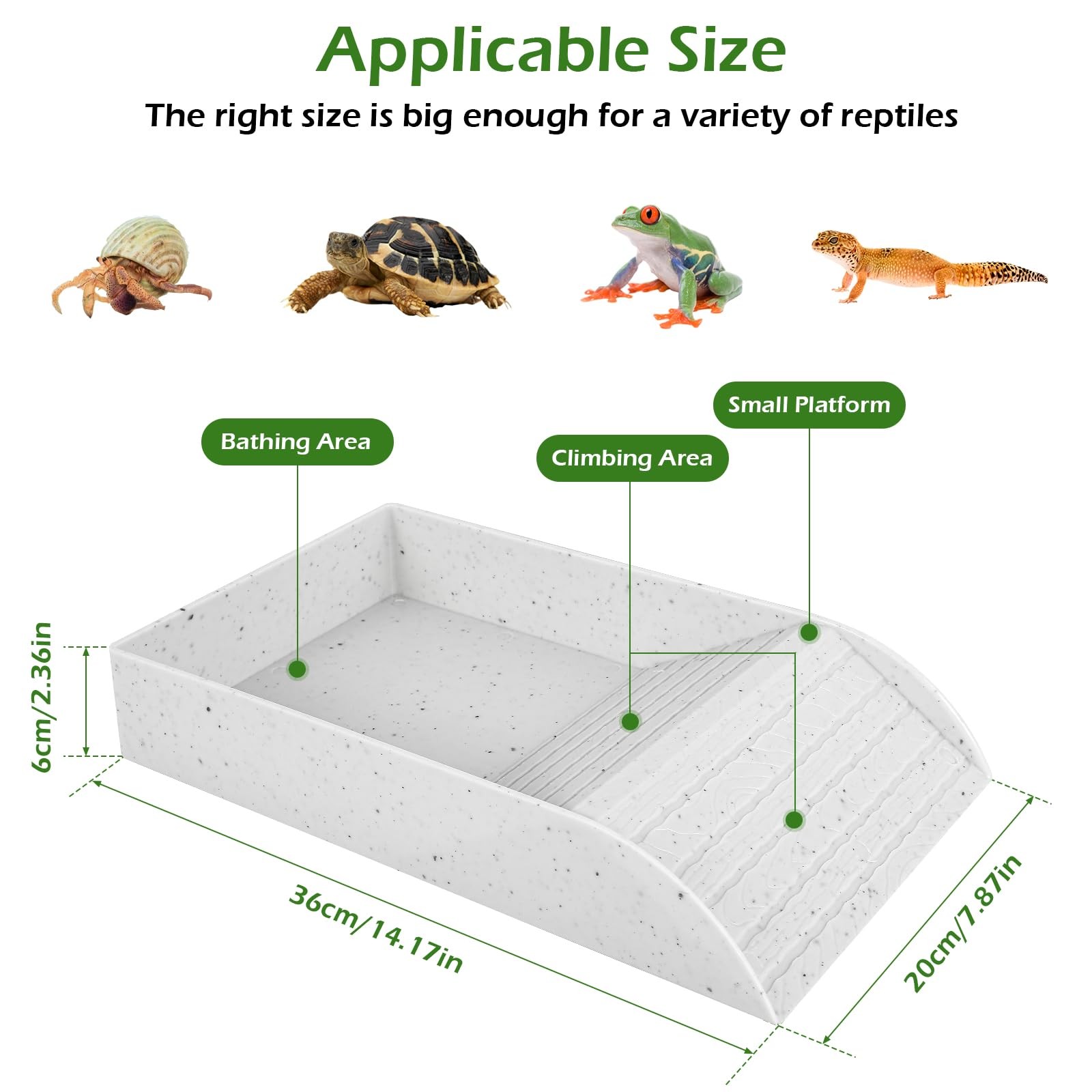 Anti Slip Tortoise Bath Dish T - Water Dish Reptile recensie en prijs