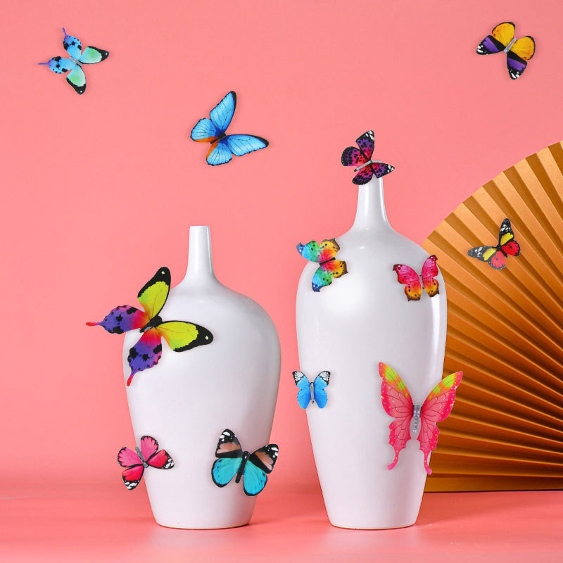12Pcs 3D Butterfly Wall Sticke - Pvc Panel Background recensie en prijs