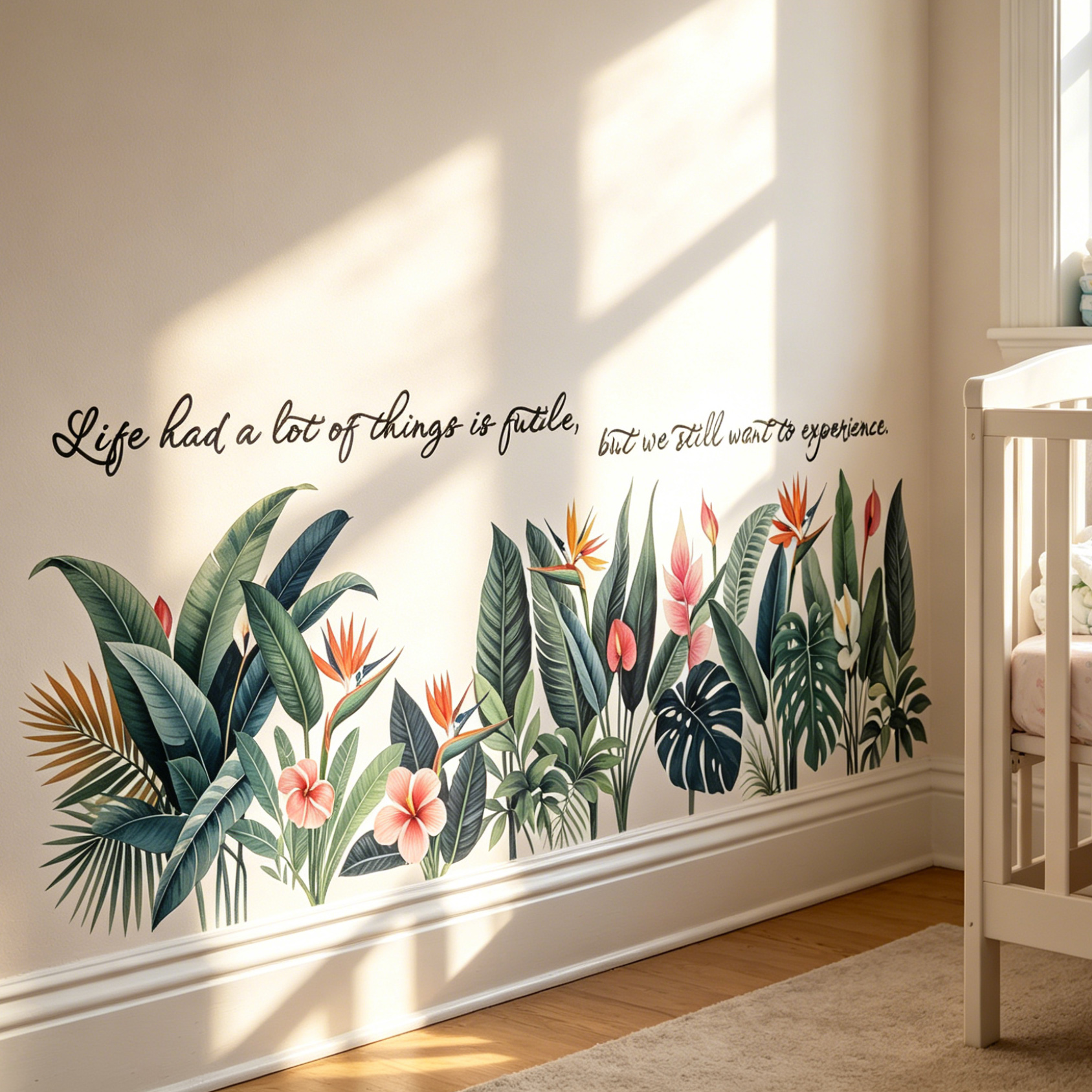 Tropical background wall stick - Pvc Panel Background recensie en prijs