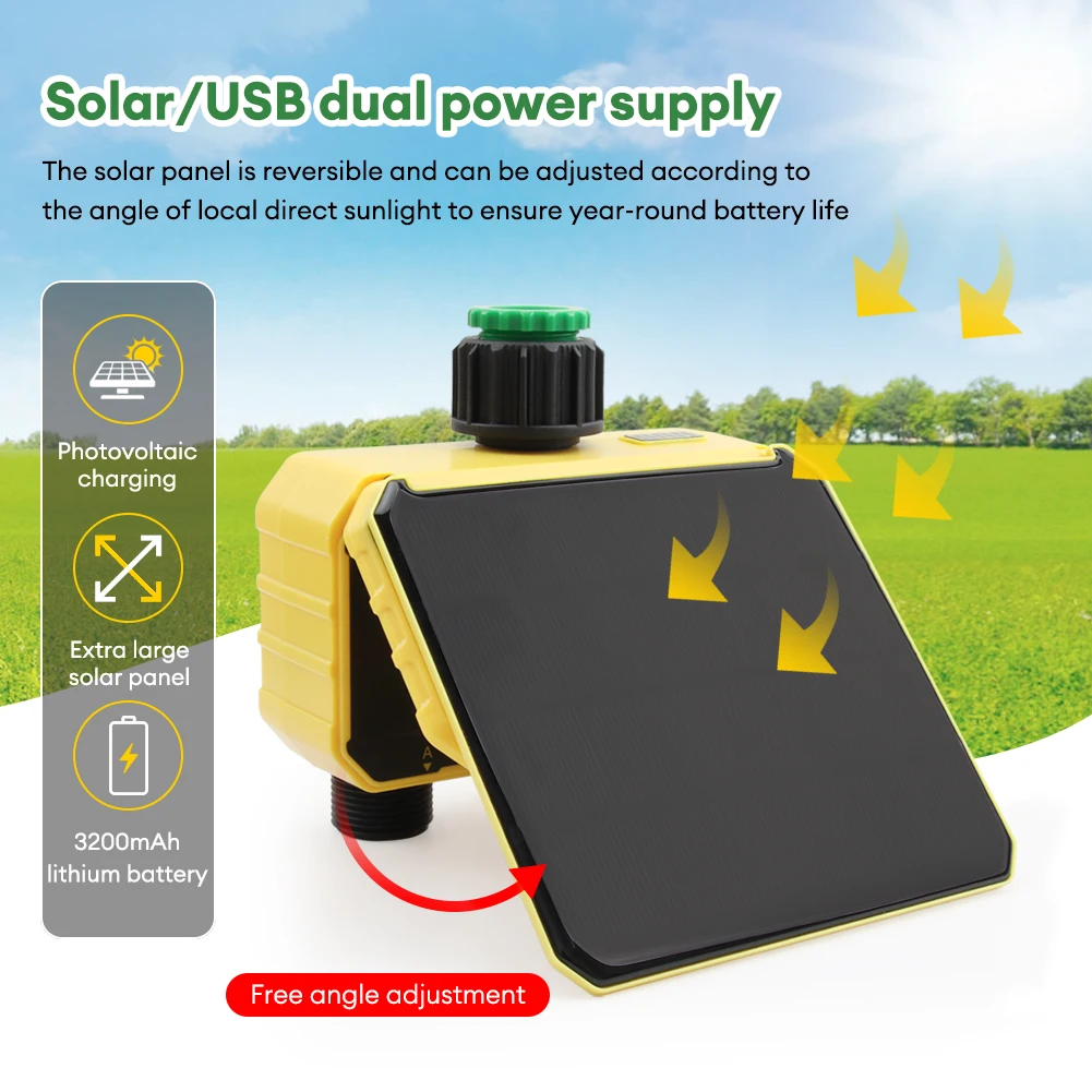 WiFi Solar Timer Dual Water Va - Timer Dual Outlet recensie en prijs