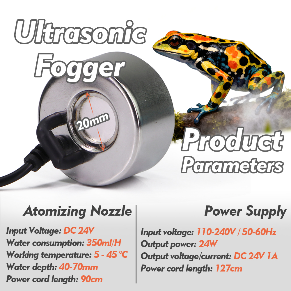 110-240V Ultrasonic Fogger w/  - Terrarium Fogger Ultrasonic recensie en prijs