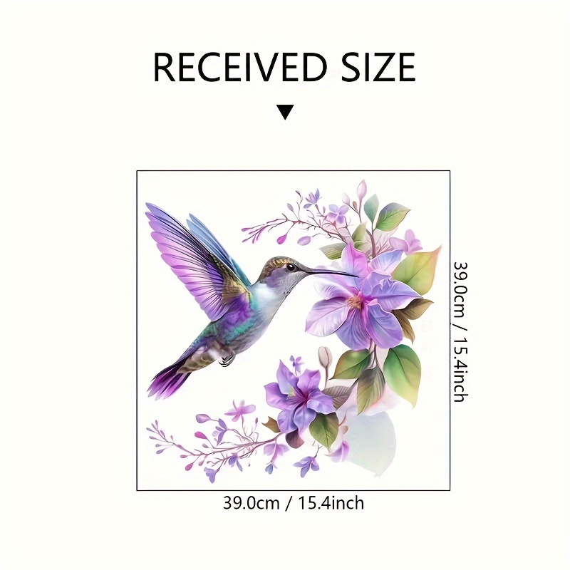 1 Purple Flower and Hummingbir - Pvc Panel Background recensie en prijs