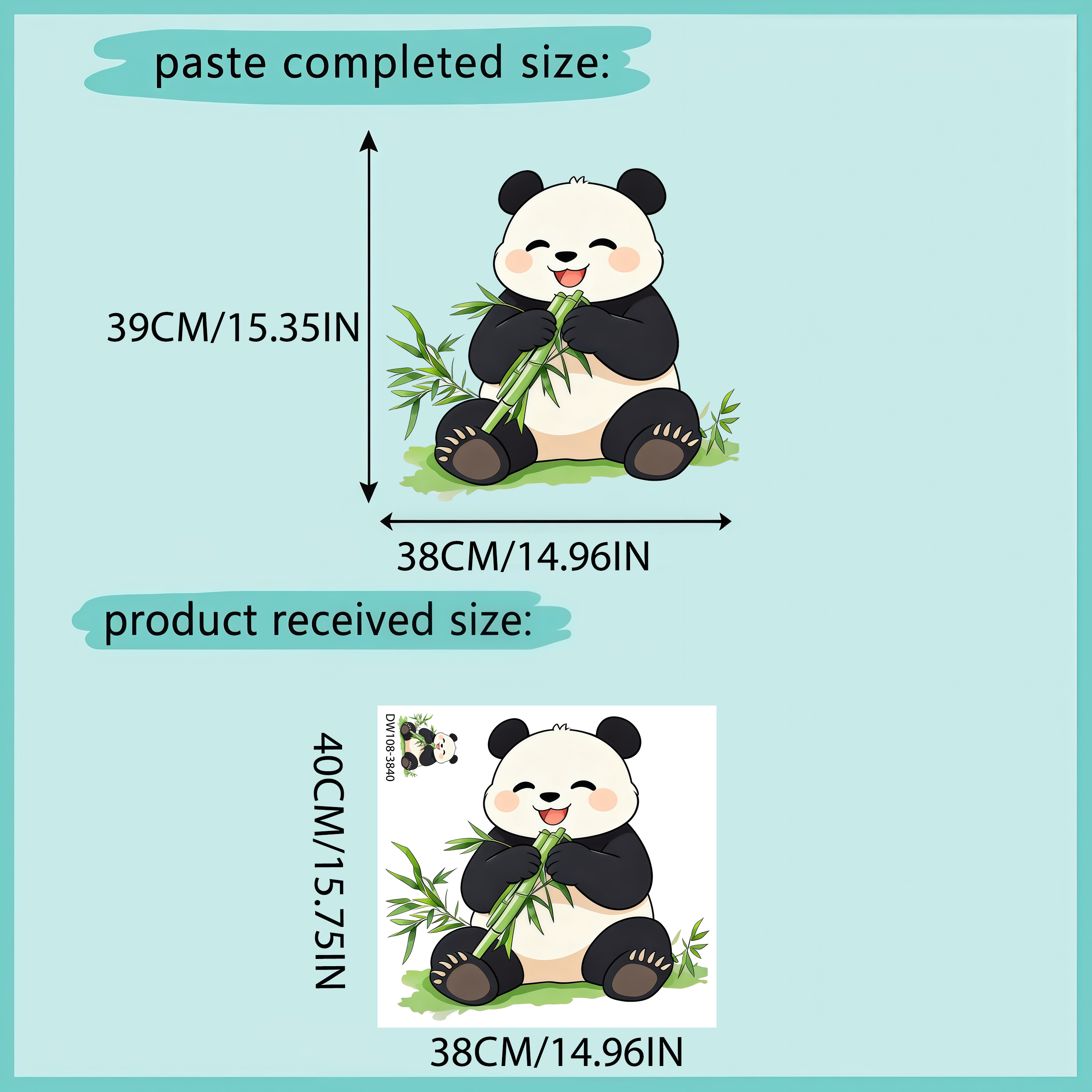 Bamboo And Panda Wall Decals S - Pvc Panel Background recensie en prijs