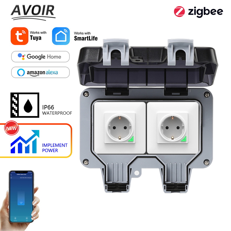 Avoir Tuya Zigbee Electrical S - Timer Dual Outlet recensie en prijs