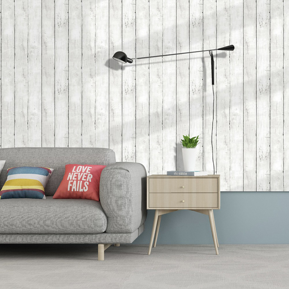 Retro Style White Wood Grain M - Pvc Panel Background recensie en prijs