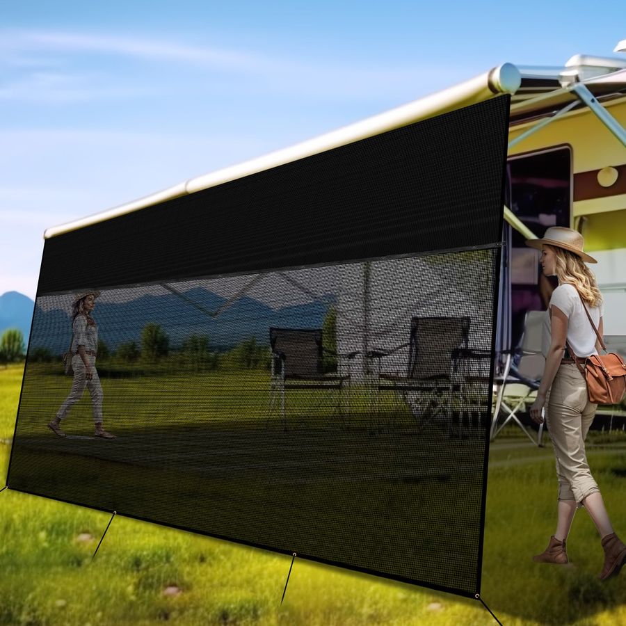 Awning Shade Screen with Zippe - Screen Top Mesh recensie en prijs