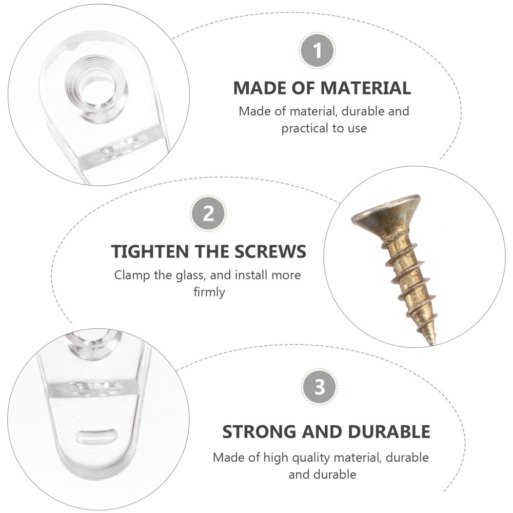 20Pcs Glass Door Clips Fixing  - Glass Door Hinge recensie en prijs