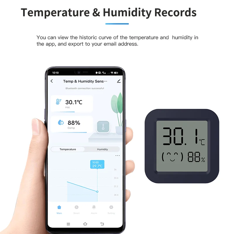 BT Temperature Humidity Sensor - Digital Hygrometer Probe recensie en prijs