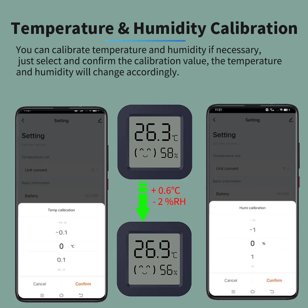 BT Temperature Humidity Sensor - Digital Hygrometer Probe recensie en prijs
