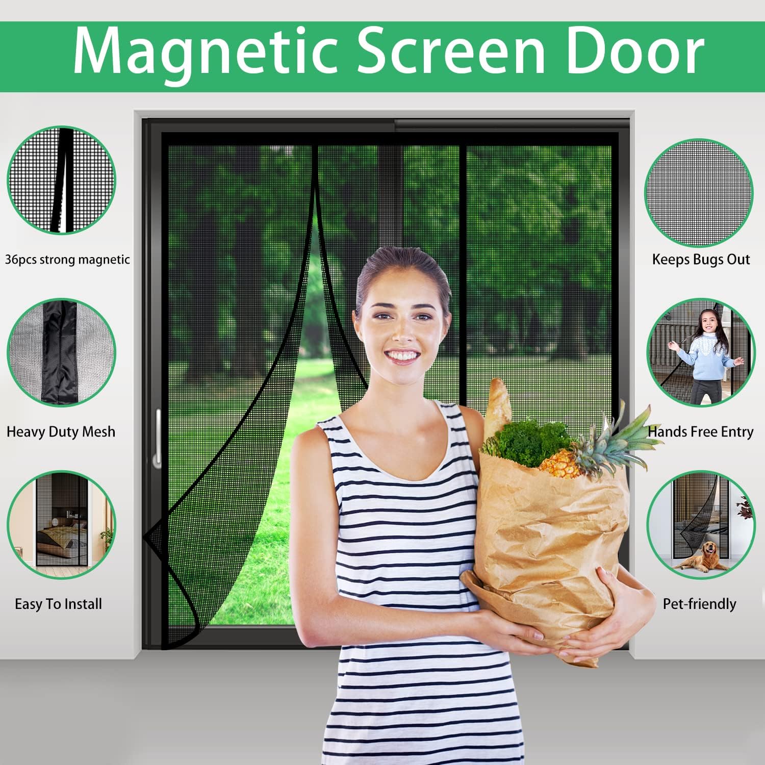 Fiberglass Magnetic Screen Doo - Screen Top Mesh recensie en prijs