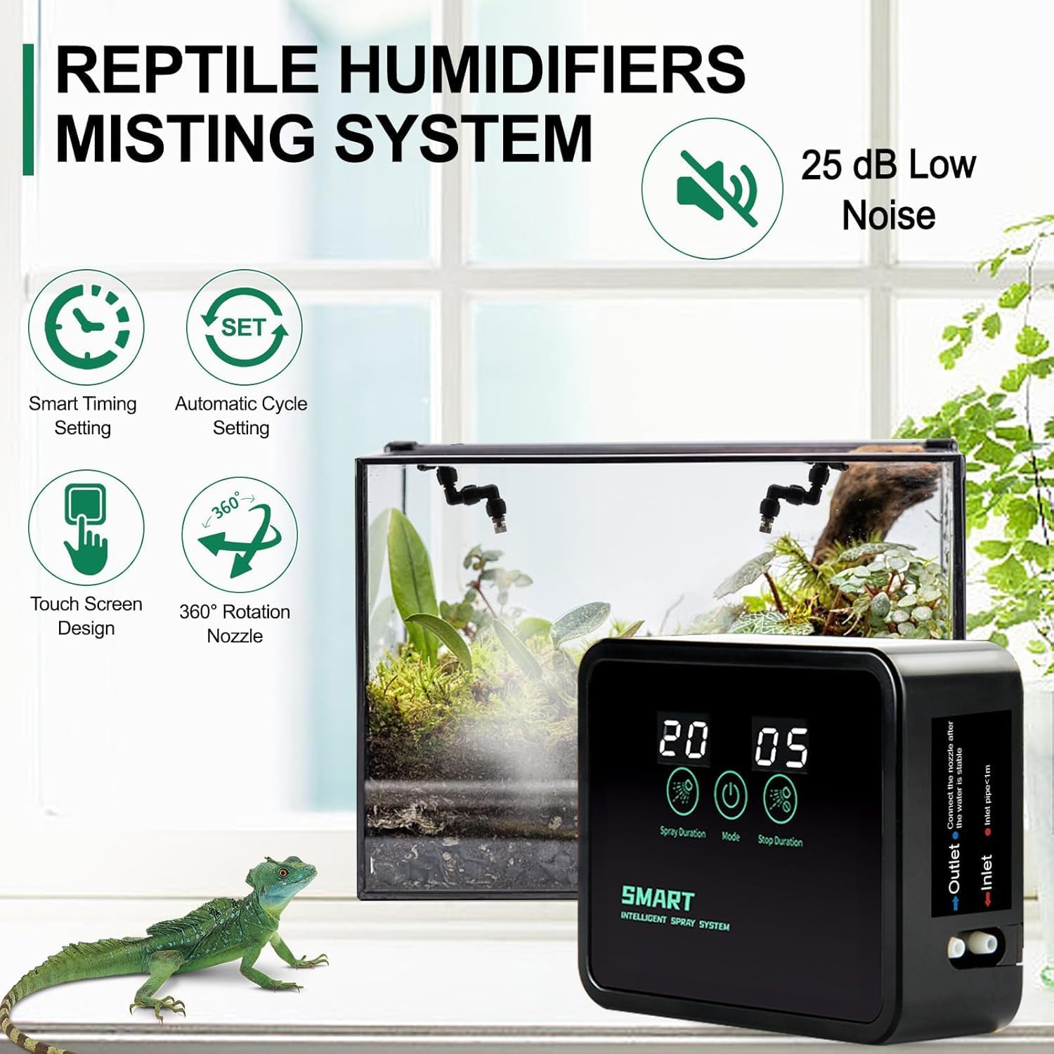 Reptile Humidifiers Smart Mist - Misting Nozzle Reptile recensie en prijs